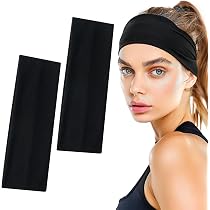 Lot De 8 Bandeaux De Sport élastiques - Polyester, Anti-transpiration, Pour Yoga, Running, Quotidien