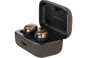 Sennheiser MOMENTUM True Wireless 4, kabellose Bluetooth Kopfhörer, Bluetooth 5.4, Noise Cancelling, komfortables Design, 30 Stunden Akkulaufzeit, adaptives ANC, LE Audio, Auracast, Schwarz Kupfer
