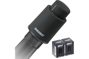 Deiss LUX [2 SZT.] Korki do butelek wina, korki do wina wielokrotnego użytku, pompka próżniowa do wina ze znacznikami daty, korek do wina, korek do wina, zapewniający świeżość