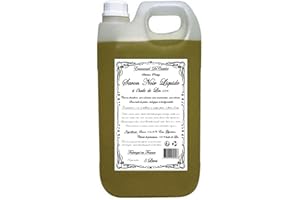 EMMANUEL DECASTELOI Sapone nero liquido all'olio di lino, Selezione Prestige, Sapone nero liquido da cucina, naturale, ecologico, biodegradabile, senza olio di palma Ni Solvente Ni conservatore, 5 l prodotto in Francia
