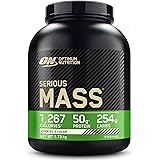 Optimum Nutrition Serious Mass Proteine in Polvere ad Alto Contenuto Calorico per Aumento Peso, con 25 Vitamine e Minerali, C