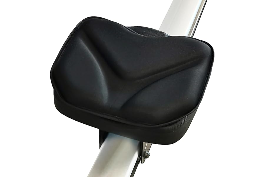 Rowing Machine Seat Cushion Compatible with Concept 2 Rower- Seat Pad Also Compatible with Hydrow, Peloton and More Rowing Machines, Rower Accessories