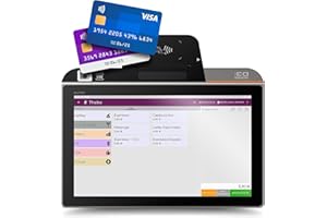 ‎LYNNE PAYMENT SOLUTIONS Registrierkasse TSE ready - Kassensystem mit Kartenterminal (POS) und Bondrucker - Kasse mit Kartenzahlungsgerät für Gastronomie, Handel - GRATIS Ersteinrichtung (D3 mini - Allrounder)