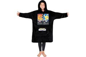 Pokémon Bluza w kratę, ponczo polarowa bluza z kapturem dla dzieci