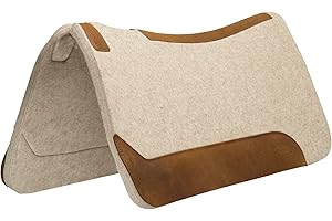 Weaver Leather Tapis de Selle en Feutre, 76,2 x 76,2 cm, Brun Clair