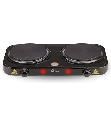 Plaque Chauffante EGO 145 Mm 1000W 230V – 7 Températures, Acier Inox, Pour Tables De Cuisson