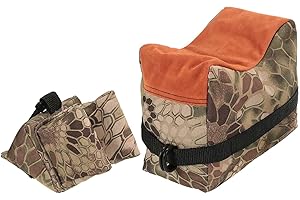 TSUCHIYA Gewehrauflage Vorne & Hinten | Vorderschaftauflage Befüllte Hinterschaftauflage Einschießhilfe | Waffenauflage Für Outdoor Jagd,Schießstand,Schießsport Zielschießen Üben