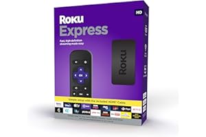 Roku 3930EU Express | HD Streaming Media Player,Black
