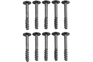 Emiif 10PCS Black Air Filter Cleaner Box Lid Retaining Screw-34mm X 5Mm