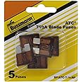Bussmann BP/ATC-7-1/2-RP ATC Automotive Blade Fuse (71/2 Amp (Card)), 5 Pack