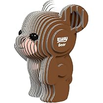 Puzzle 3D - EUGY - Eugy 3D - Animaux - Carton recyclé - À monter soi‑même - Jeux - Jouets
