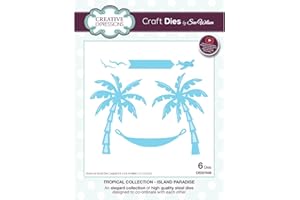 Sue Wilson Tropical Collection Island Paradise Die, Largest Die 8.4 x 5.9 cm, CED21009