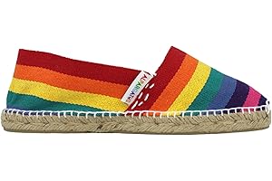 ALPARGATUS PASOS ARTESANALES HECHO A MANO MADE IN SPAIN Espadrille Plate Rayures Arc-en-Ciel Femme