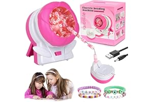 XINRONGDA Clay Bead Spinner, Electric Bead Spinner for Jewelry Making, Bead Bowl for Clay Beads with Needle & Thread, DIY Making Bead Spinner for Making Beading, Waist Beads, Bracelet, Necklace,B