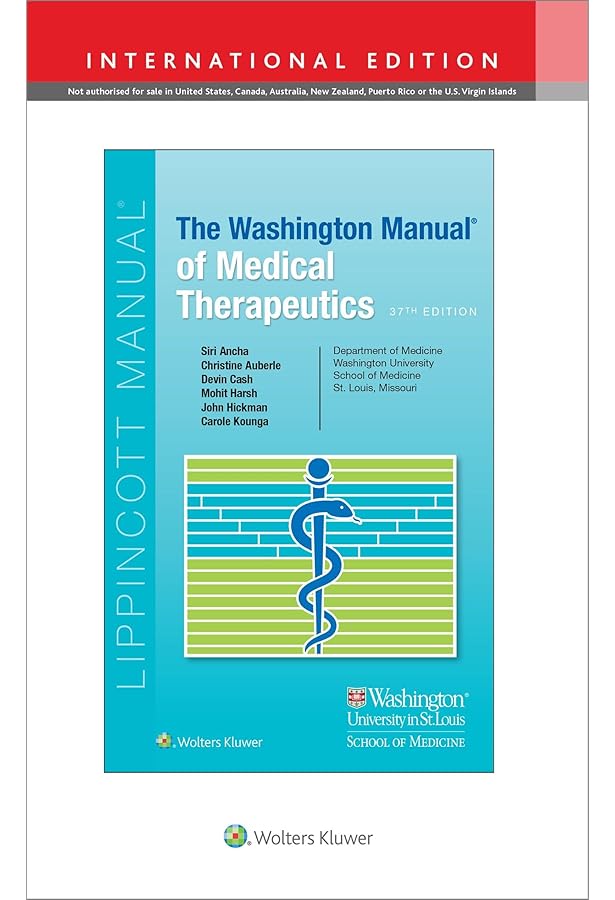LWW The Washington Manual of Medical Therapeutics Paperback