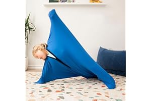 UOQO Sensory Body Socks for Autism,Helps Kids with ASD,Sensory Den Fidget Anxiety & Spatial Awareness Aids,to Relieve Stress,Self-Claming,Relaxing (Height 35-44 IN)