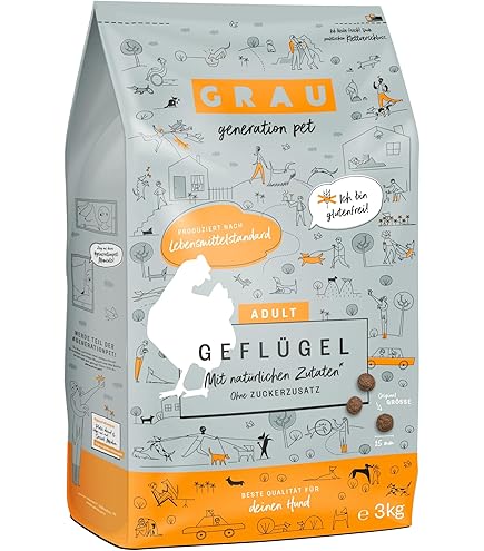 Benodigdheden Voor Honden Hondenvoer Graanvrij GRAU Honden Natvoer Lam & Volkorenrijst - 6x800g Glutenvrij Monoproteïne Purina Hond Allergievriendelijk Hondenvoer