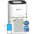 DAYETTE Smart Wifi Air Purifiers for Home Large Room Bedroom Up to 120 m², HEPA Filter with Real Time Air Quality Sensor for Allergies, Dust, Odors, Pet, Pollen