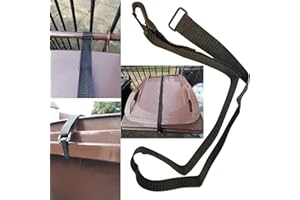 LTG PRO 2 Stück Mülltonnendeckel Gurtschloss - Verstellbare Sicherungsclips für 120L & 240L Mülleimer, Winddicht & Tierschutz, verhindert Müll Verschütten & Sturmschäden (Schwarz)