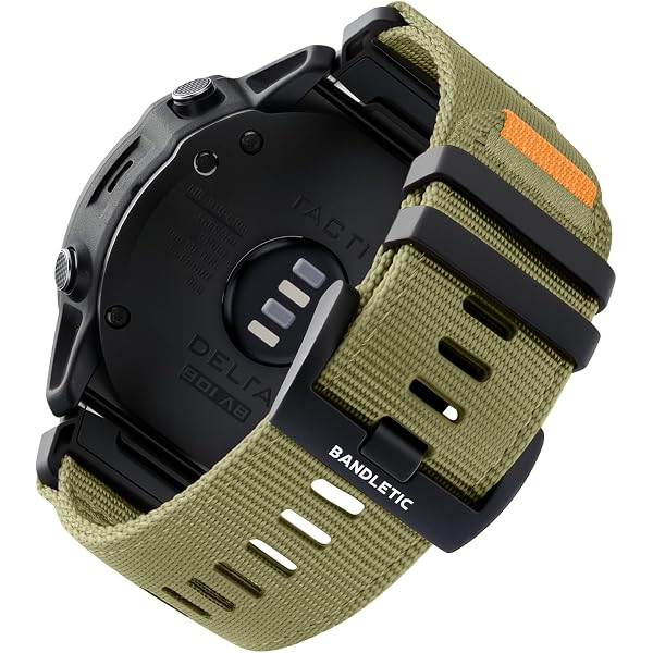 Bandletic Compatibile con Garmin Fenix 8 51mm/7X/7X Pro/6X/6X Pro/5X Plus/5X/Fenix 3/3 HR Cinturino, Cinturino Nylon Quick Fit 26mm per Garmin Epix Pro 51mm/Instinct 2X Solar/Enduro 3/2/1