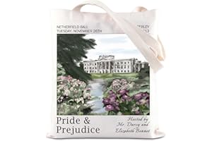 BAUNA Pride Reader, copertina per libro dei pregiudizi, regalo per amanti dei libri JA, con cerniera, regalo per club (borsa martedì)