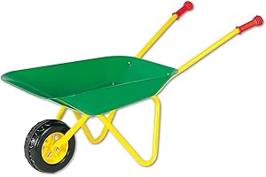PETERKIN The Toy Company 9565 Outdoor active Schubkarre Metall grün und gelb