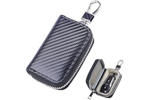 ZCOINS Faraday Pouch for Car Keys, Upgrade Car Key Signal Blocker, Keyless Remote-Control Smart Fob Case with Hook
