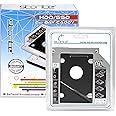 Storite Optical Bay 2nd Hard Drive Caddy, Universal for 9.5mm CD/DVD Drive Slot (for SSD and HDD)
