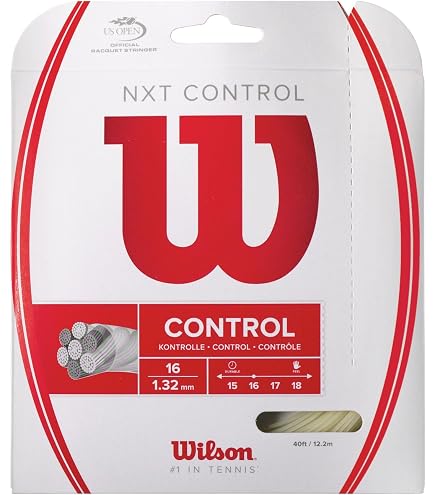 Corde Wilson NXT Power 12,2m – 1,30mm, Nylon/Polyester/PU, Microfibres Xycro – Pour Puissance Et Confort