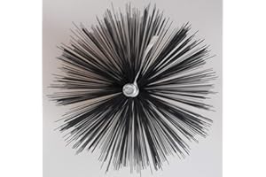 KOVOBLESK Stove pipe brush, wire brush, chimney brush, chimney brush, chimney brush, chimney brush, round made of sturdy steel wire, chimney brush.