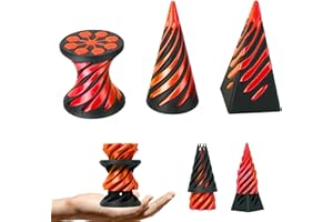 KOALA STUDIO 3 Impossible Fidget Cone - Jouet Anti-Stress Imprimé en 3D Format de Poche pour Enfants et Adultes Anniversaire Noel Cadeau Fêtes Anxiété Bureau Petit Léger