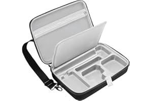 Amazear Etui na DJI Osmo Action 5 Pro, Akcesoria do DJI Action 5 Pro, Ochronna Kompaktowa Torba Hardcase, Przenośna do Podróży, Kompatybilna z kamerami Action 3 i Action 4, Kolor Czarny.