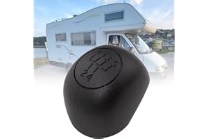 FanPaYY Pomello del Cambio Manopola 5 Marce Gear Shifter Manopola, Leva del Cambio a 5 Velocità compatibile con Fi-at Ducato 1994-2006 Peu-geot Boxer 1994-2006 Ci-troen Jumper Relay