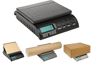 ABCON SCALES & BALANCES postship Digital 40 kg 88lb negro carta postal/envío/paquete/envío/paquete báscula escala – 0 – 5 kg/5g 5 – 40 kg/10g – Mundos más avanzado escala – Nueva versión