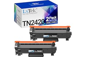 ‎LXTEK Toner TN2420 TN 2410 Kompatibel für Brother TN-2420 TN 2420 TN-2410 für Brother MFC-L2710DW MFC-L2710DN HL-L2350DW DCP-L2530DW L2510D MFC-L2730DW MFC-L2750DW HL-L2310D HL-L2375DW (2 Schwarz)