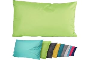 ‎JACK JACK Outdoor Lounge Kissen 30x50cm Dekokissen inkl. Füllung Wasserfest Sitzkissen Garten Stuhl Lotus Effekt, Farbe:Grün