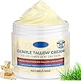 Tallow Face Cream For Dry Skin, Beef Tallow Skin Care Cream With Honey, Grass Fed Beef Tallow Balm, Unscented Natural Beef Tallow Moisturiser For Face & Body, Smooth Soft for Dry Skin - 1.76 OZ.