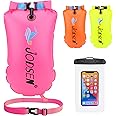 Swim Buoy Tow Float Dry Bag,Wild Swimming Float and Waterproof Phone Case,Inflatable Watertight Dry Bag,for Open Water Swimming Sports Kayakers Triathletes Snorkelers,Swim Bubble Highly Visible
