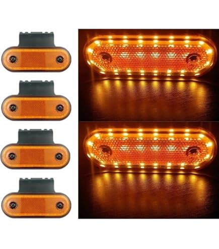 564.75074 LED Amber Side Marker Light - Replaces Maxxima M63122Y