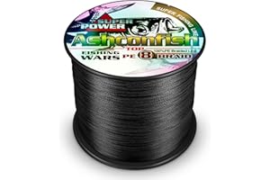 Ashconfish Braided Fishing Line - Super Strong PE Fishing Wire Multifilament Fishing String 100M/109Yards Fishing Thread - Abrasion Resistant Incredible Superline Zero Stretch Small Diameter Colorful