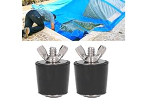 Tnfeeon Gummistopfen für Pool, konischer Winterverschluss, 1 Zoll, Schlauchdichtung, Schutz der Rückleitung des Skimmers, Poolzubehör