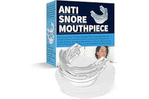 WERPOWER Anti-Schnarch-Mundstück, Effektiv-Schnarchstopper-Aufbissschienen, Beißschiene Nacht Gegen Zähneknirschen und Schnarchen Männer Frauen, Hygienisch