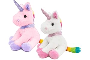 Brubaker Unicorn Plush Toy 21 cm Tall, White