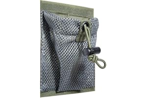 Tasmanian Tiger TT Modular Collector S VL - Borsa a rete con retro in velcro, tasca aggiuntiva, 12 x 10 x 1 cm