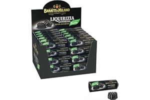 IDEA 24 STICK CARAMELLE LIQUIRIZIA MORA SENZA ZUCCHERO STEVIA BARATTI & MILANO 19g