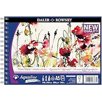 Daler-Rowney Aquafine Smooth Hot-Pressed Watercolour & Gouache 300gsm - View #7