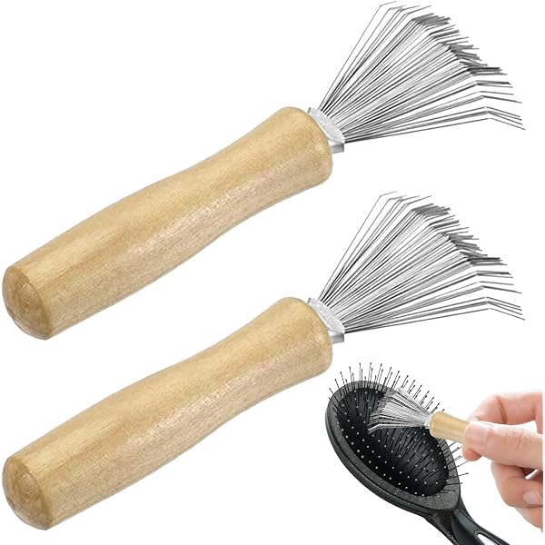 Nettoyeur De Peigne 2-en-1 – Portable, Pour Brosses à Cheveux, Claviers Et Meubles – Facile à Utiliser