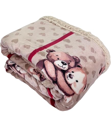 Coperta Plaid In Micropile 200x220cm Fantasia Natalizia - Morbida, Calda E Facile Da Lavare