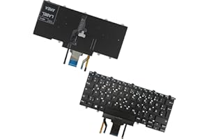 TABLE-KING Ersatztastatur Hintergrundbeleuchtung für Dell Latitude E5450 E5470 E5480 E7450 E7470 5480 5490 5488 7480 7490 5491 5495 (Deutsche)