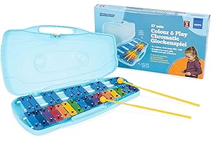 Percussion Workshop KB27N 27 Colour Note Chromatic Glockenspiel with Case Multi-coloured